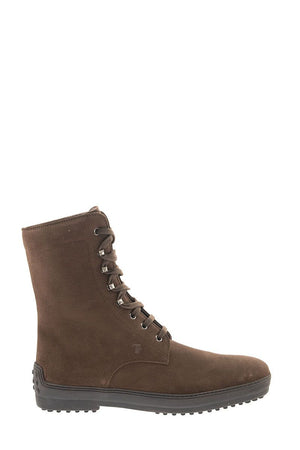 WINTER RUBBER BOOTS IN SUEDE LEATHER - fashionupstore1