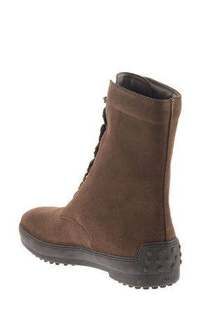 WINTER RUBBER BOOTS IN SUEDE LEATHER - fashionupstore1