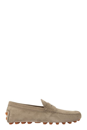 GOMMINO SUEDE DRIVING LOAVERS - fashionupstore1