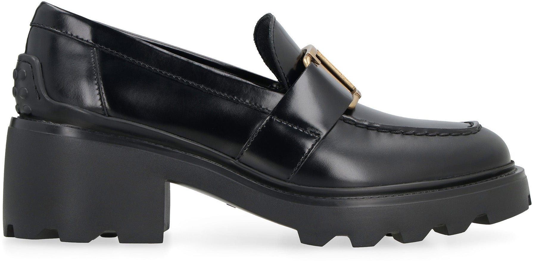 LOGO PLAQUE 60MM LOAFERS - fashionupstore1