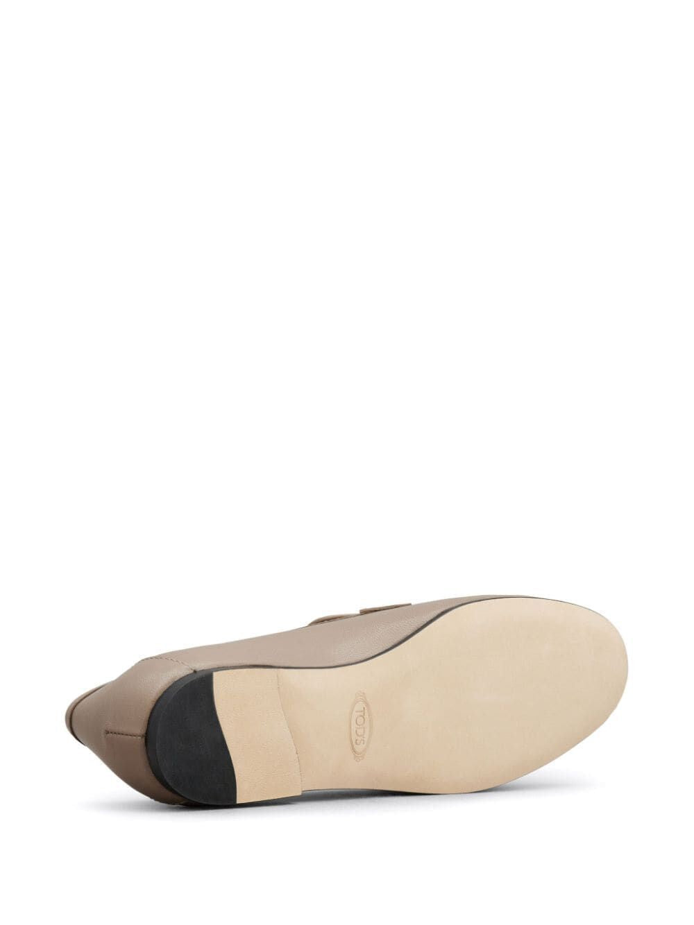 LOGOPLAQUE LEATHER LOAFERS - fashionupstore1