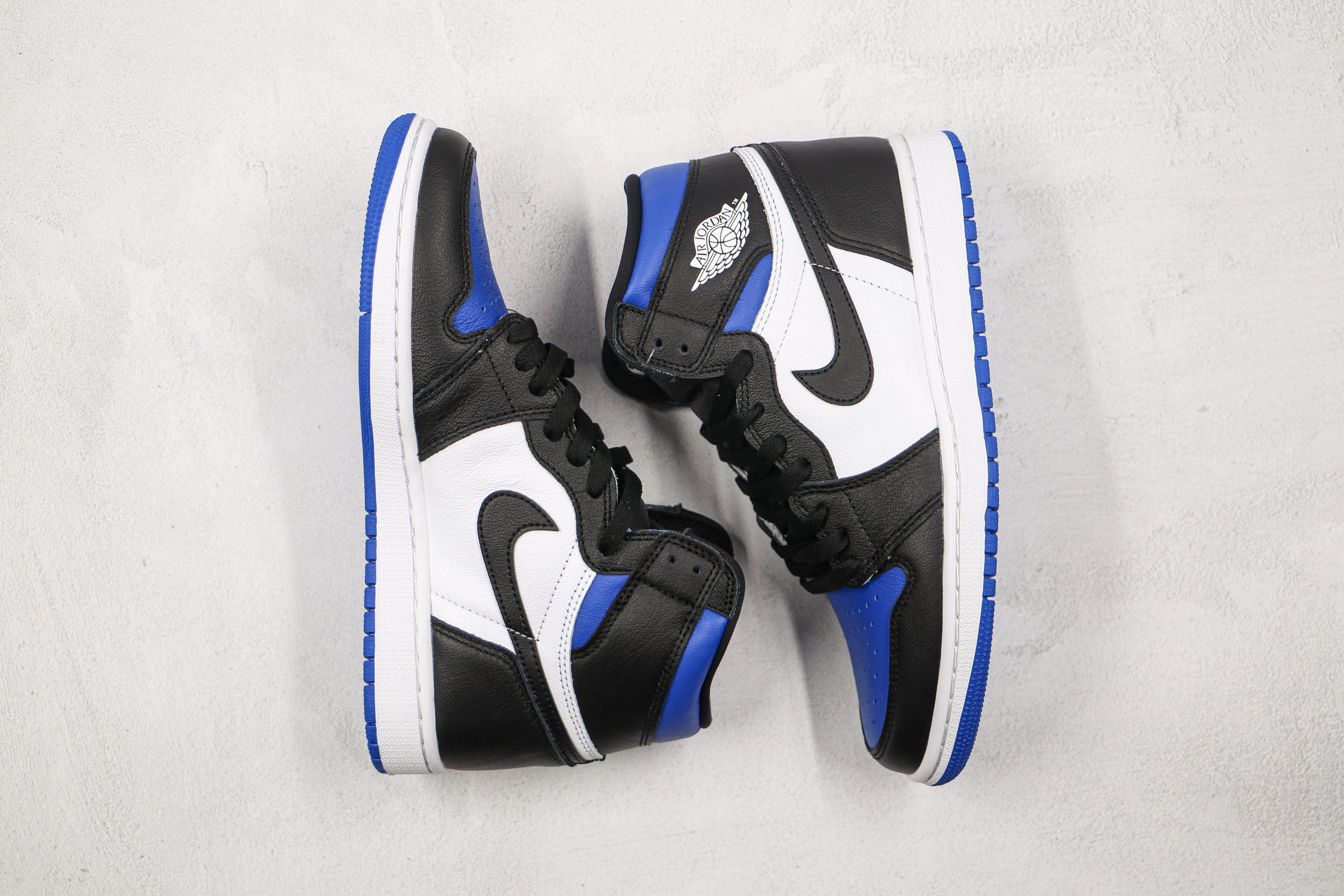 Custom Black Blue Jordan 1 High Q ( Customs And Box ), Jordan 1 Sneakers Active luxurysteps