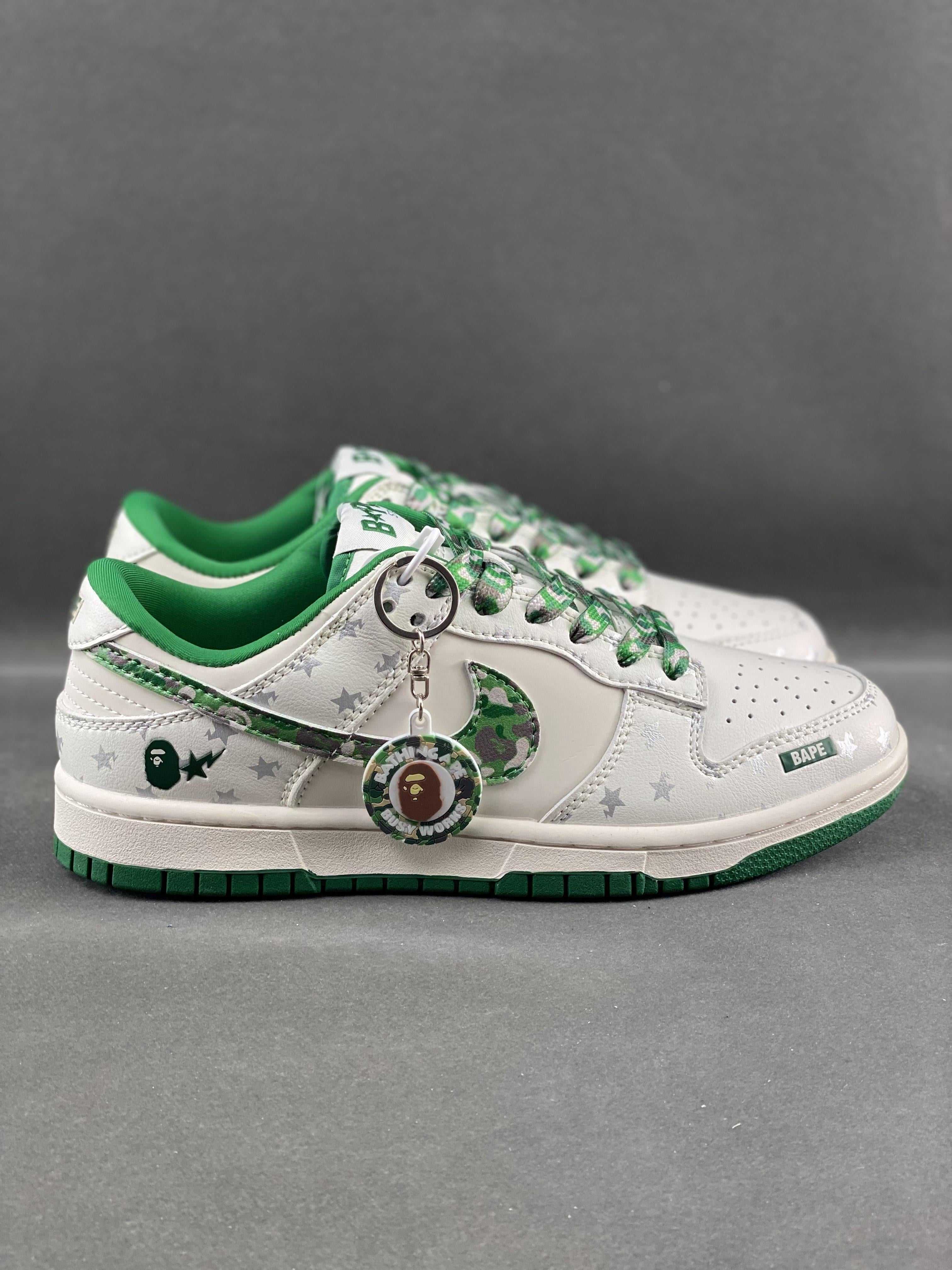 Custom SB Dunk X BAPE DW1098-349 - fashionupstore1