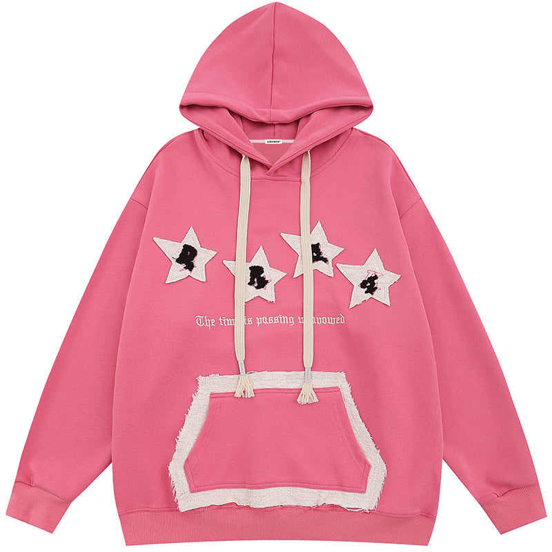 1984® Pullover Hoodie Star Patchwork - 1984brand