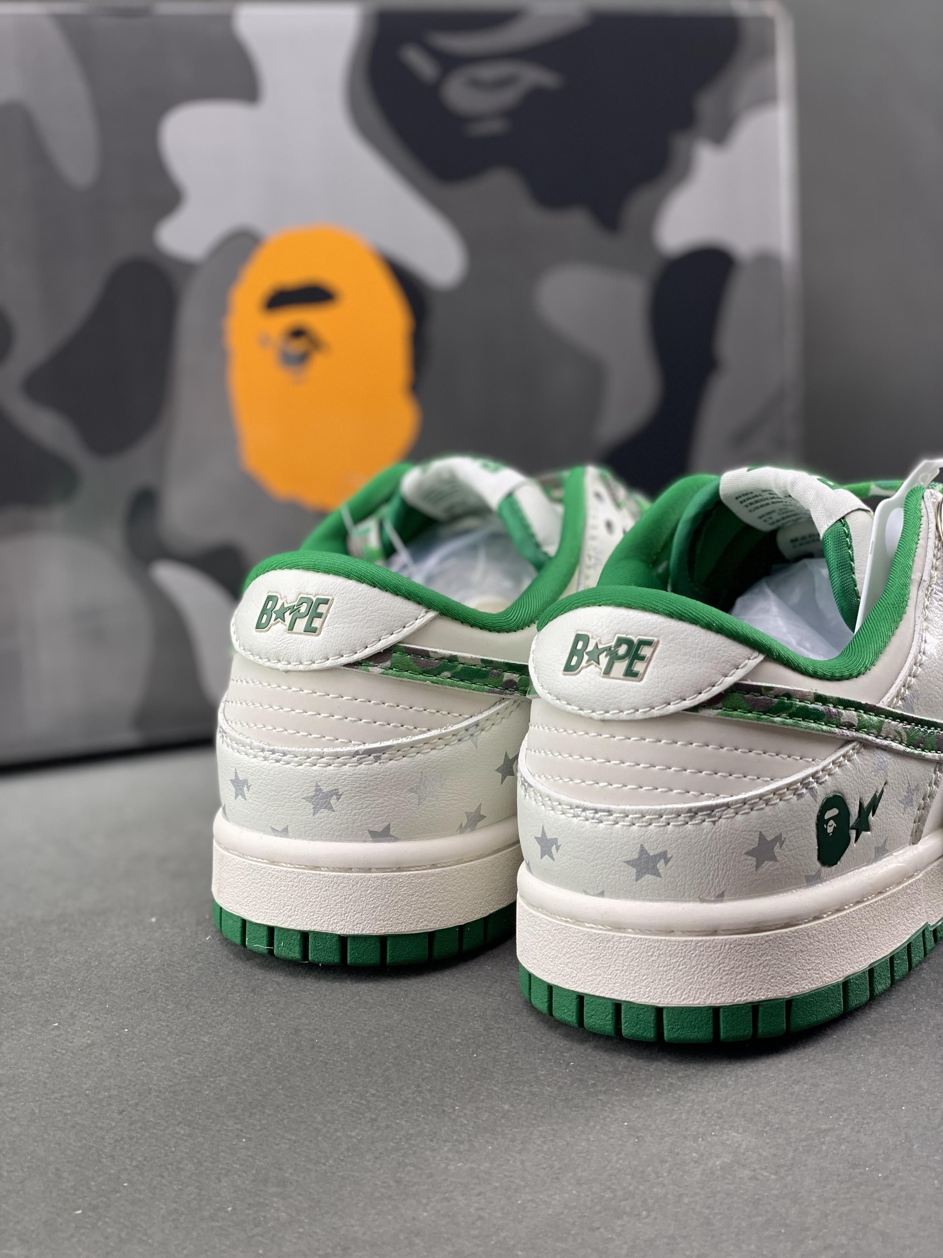 Custom SB Dunk X BAPE DW1098-349 - fashionupstore1