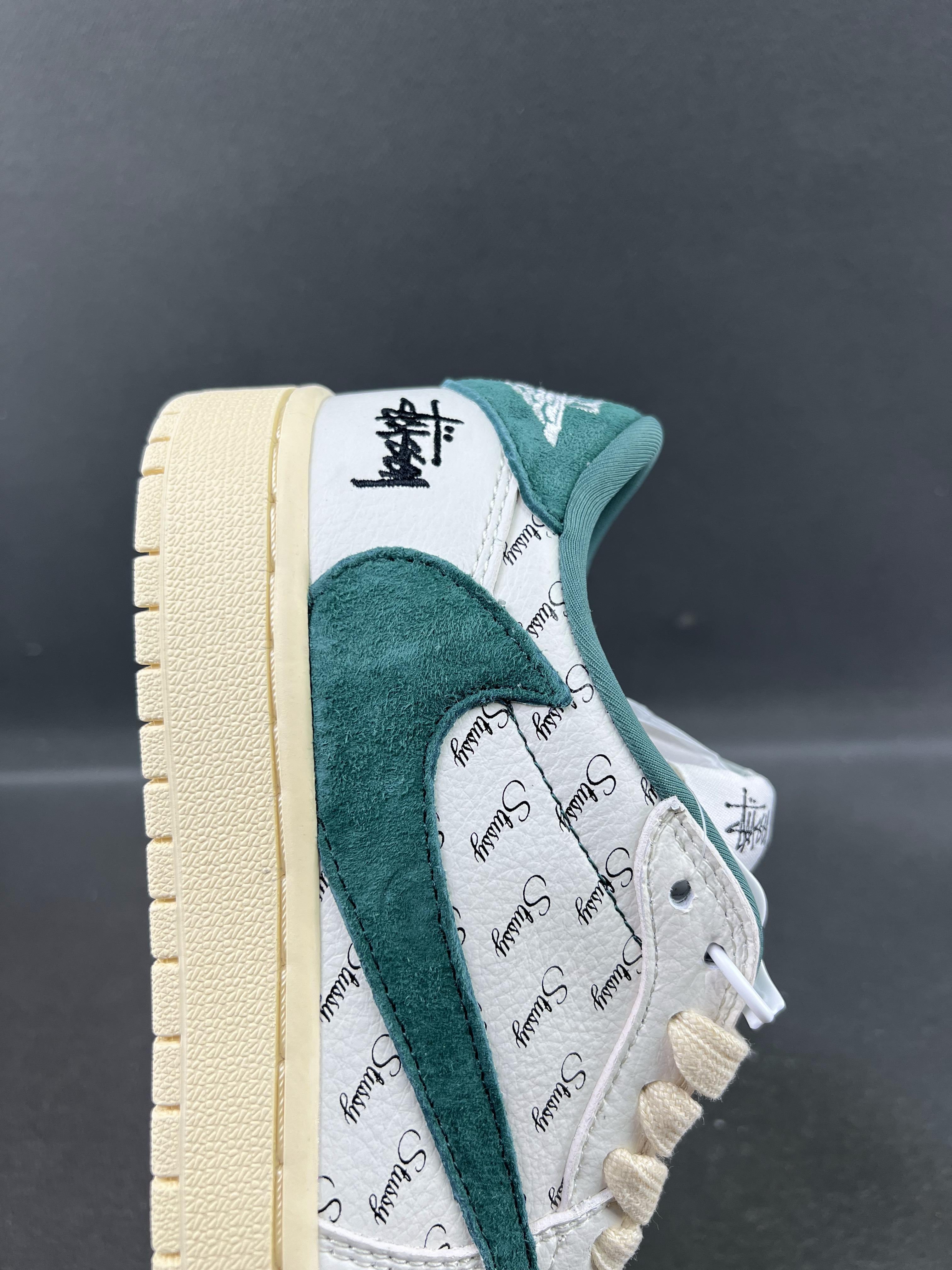 Custom Air Jordan 1 x Travis Scott x Stüssy YQ2088-669 - fashionupstore1