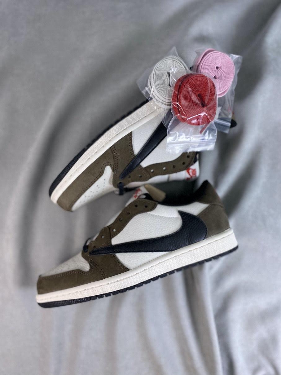 Custom Fragment x Travis Scott x Air Jordan 1 Low CQ4277-990 luxurysteps