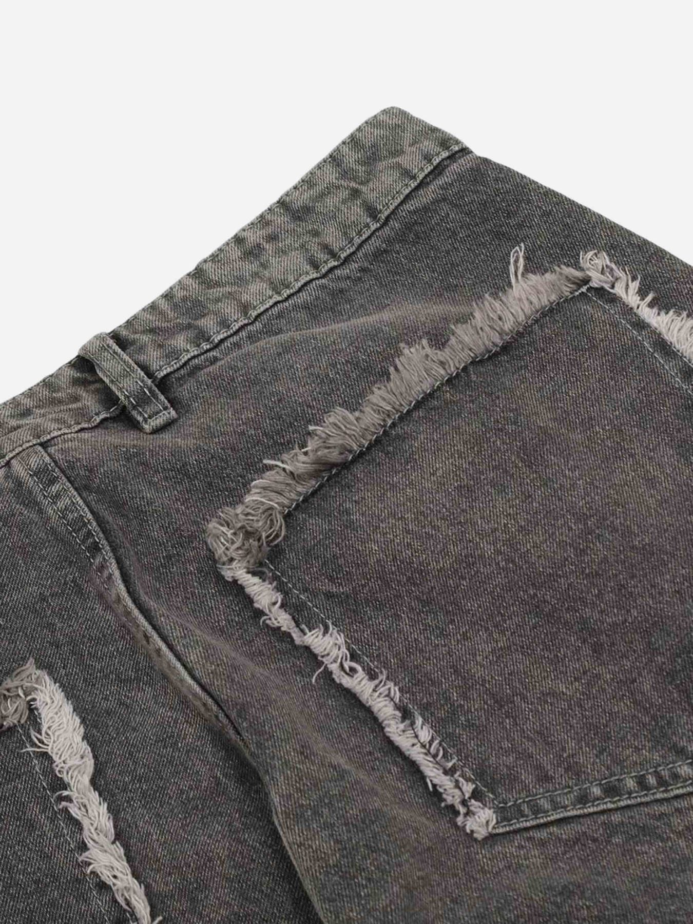 1984 American Applique Star Embroidered Jeans - fashionupstore1