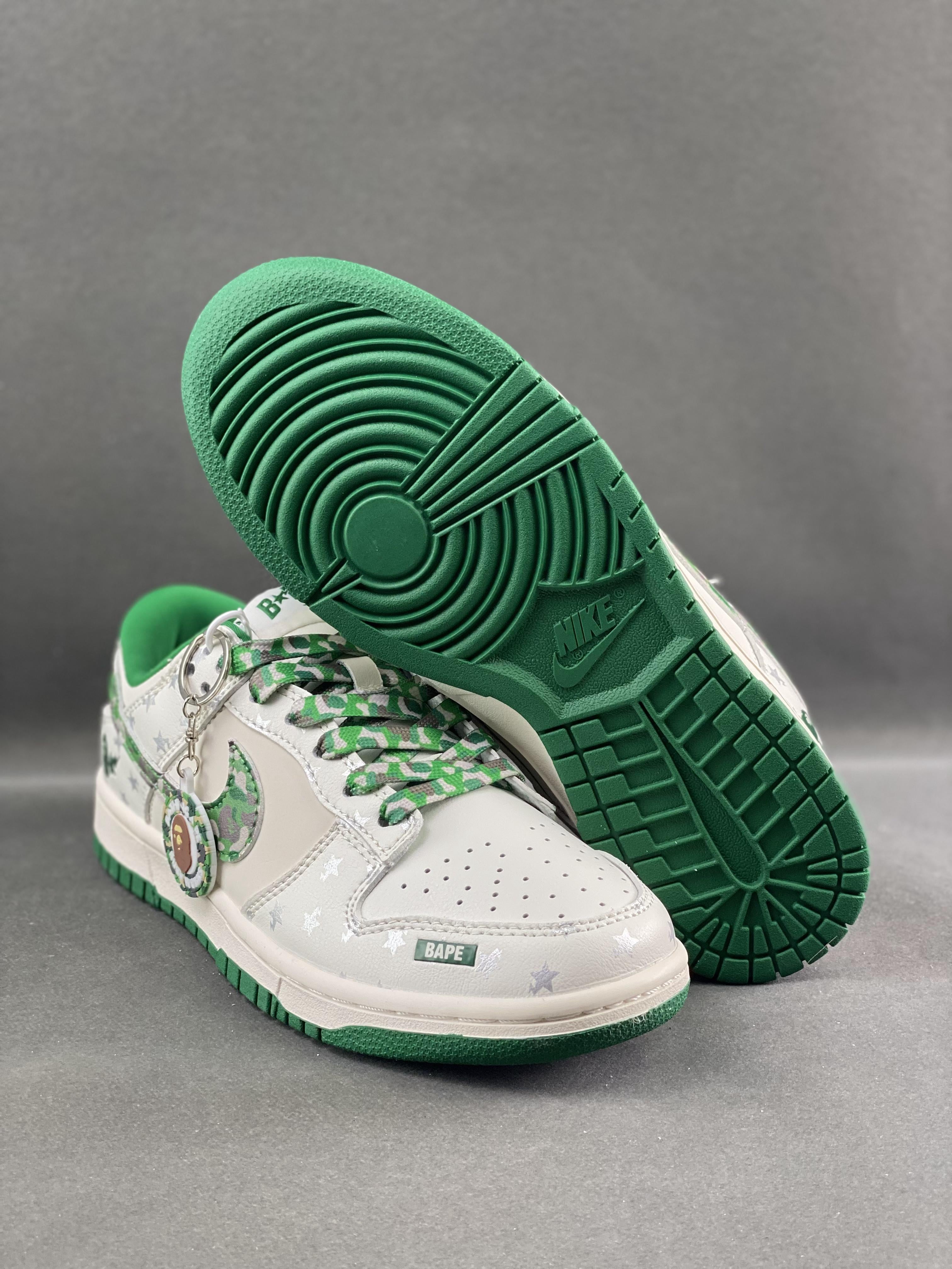 Custom SB Dunk X BAPE DW1098-349 - fashionupstore1
