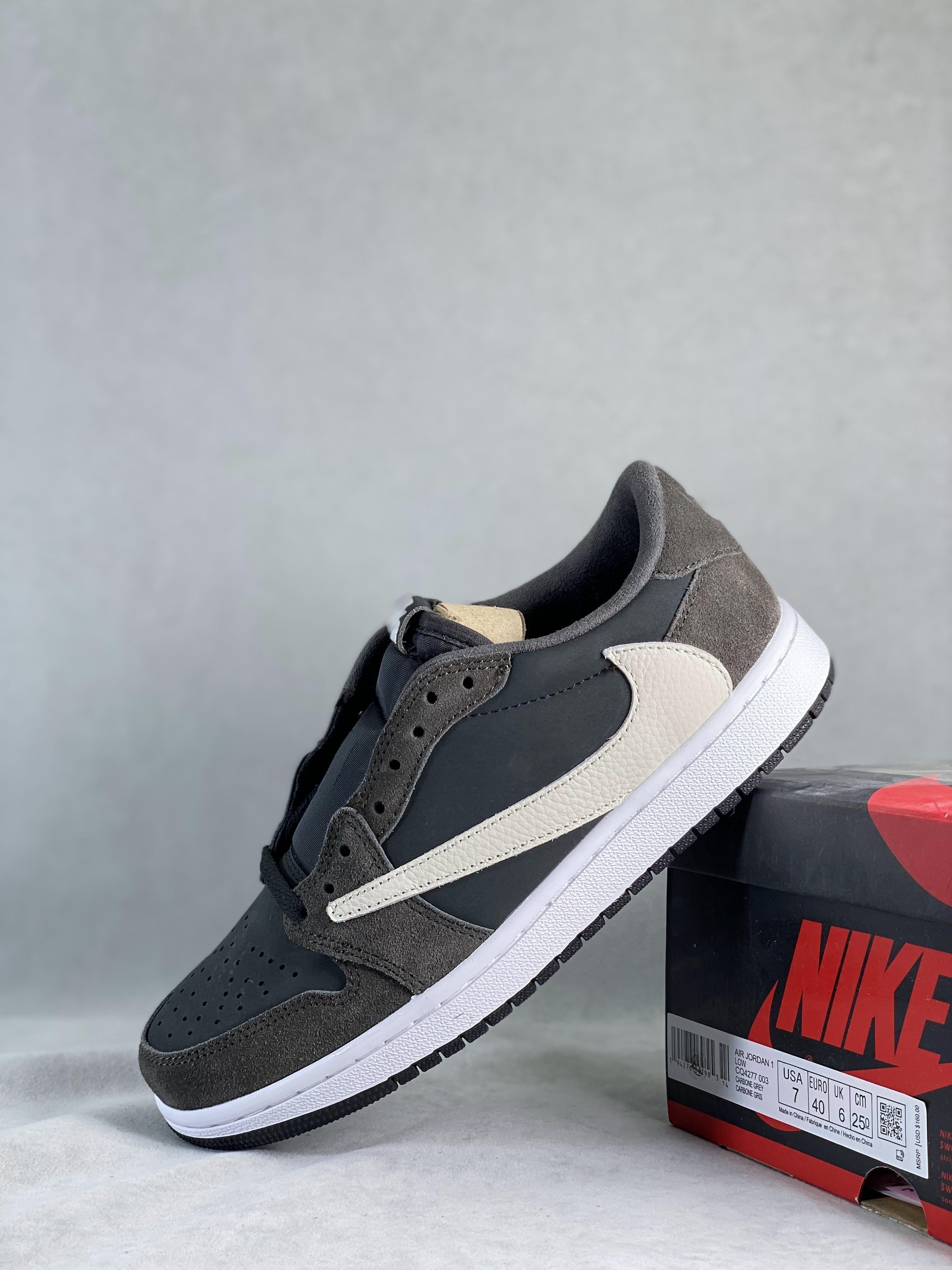 Custom Travis Scott x Fragment x Air Jordan 1 Low TS CQ4277 003 sneakerhypes