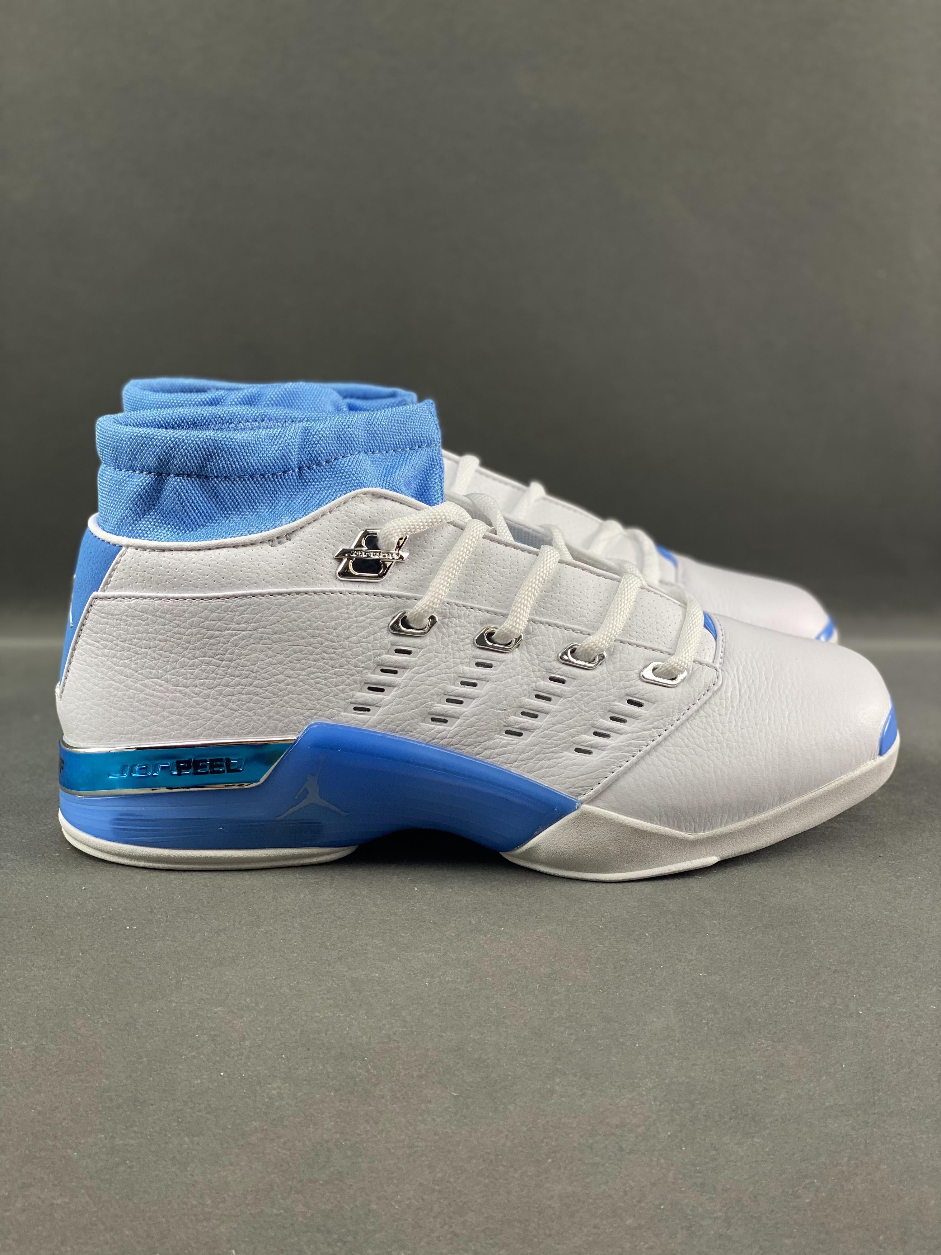 Custom Air Jordan 17 Low SP “UNC” - fashionupstore1