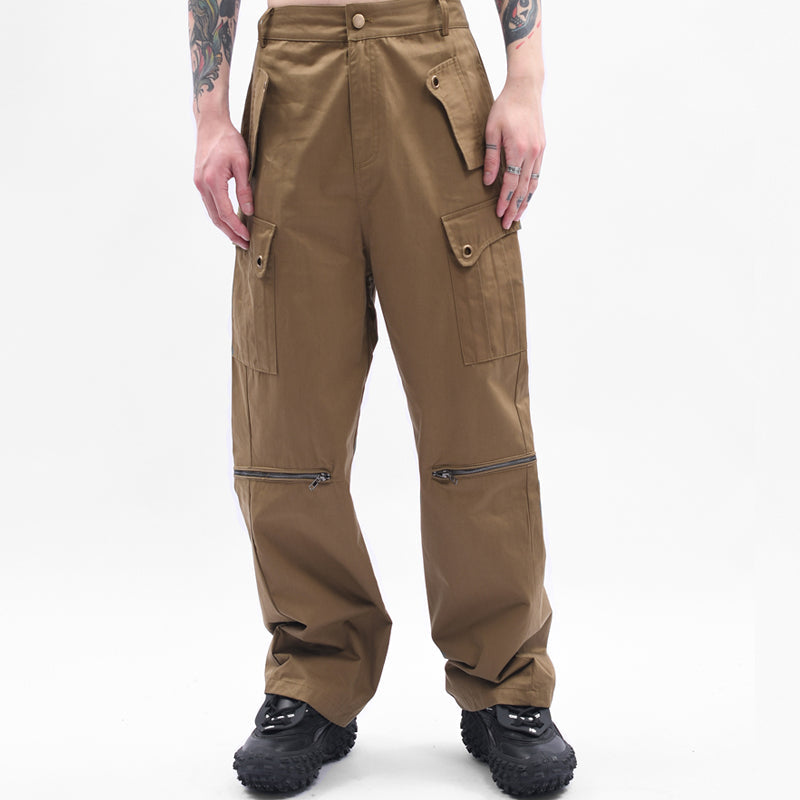 1984 Retro Cargo Pants Patchwork Pocket - fashionupstore1