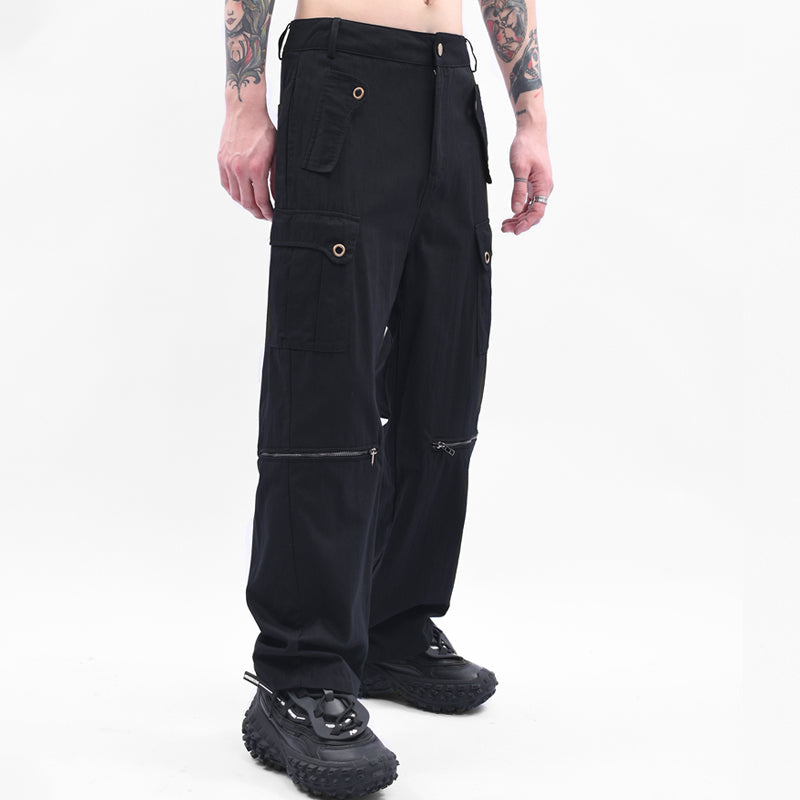 1984 Retro Cargo Pants Patchwork Pocket - fashionupstore1