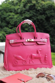 Hermes Birkin Horse Togo Leather Rose 35cm - fashionupstore1