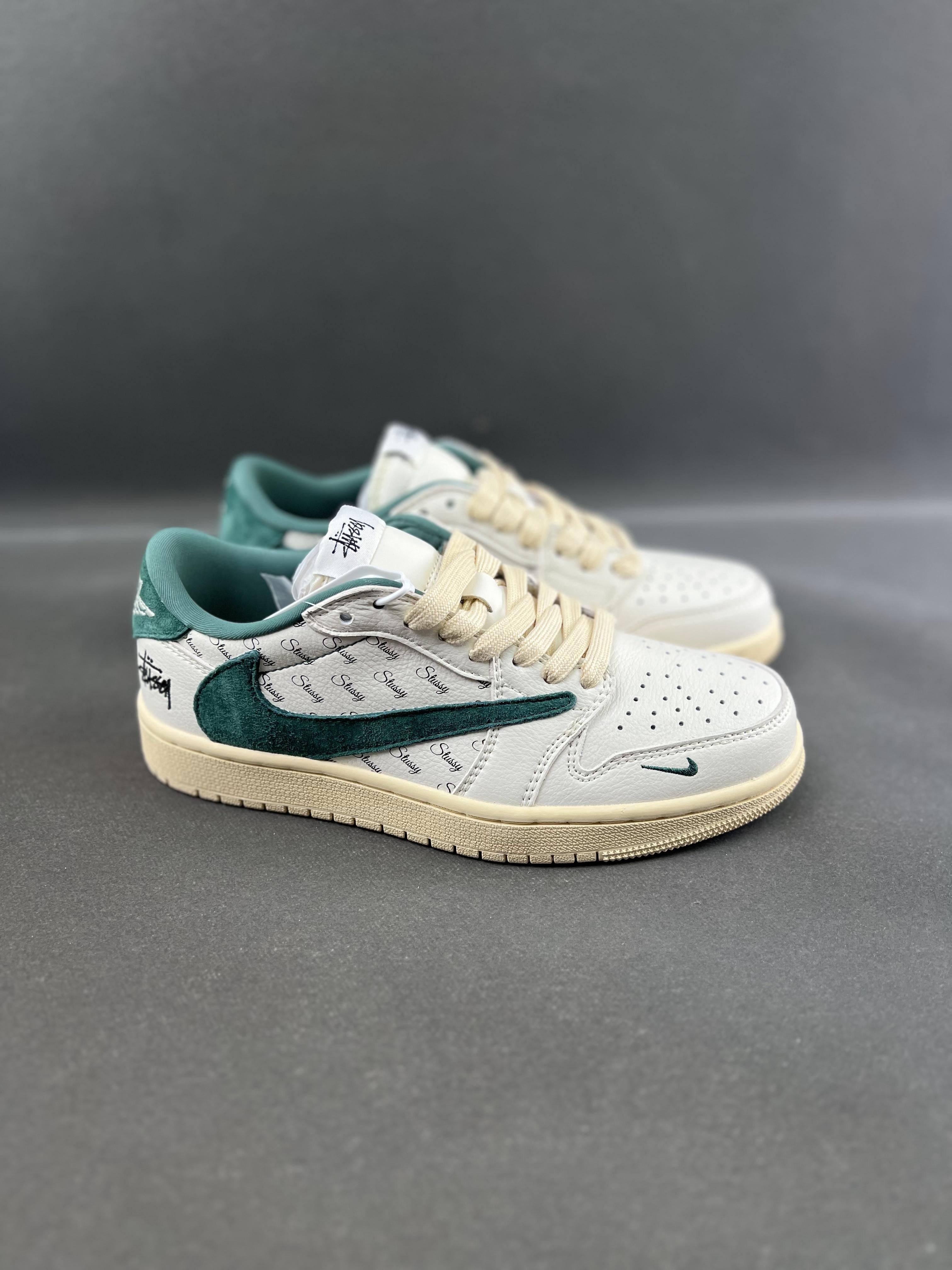 Custom Air Jordan 1 x Travis Scott x Stüssy YQ2088-669 - fashionupstore1