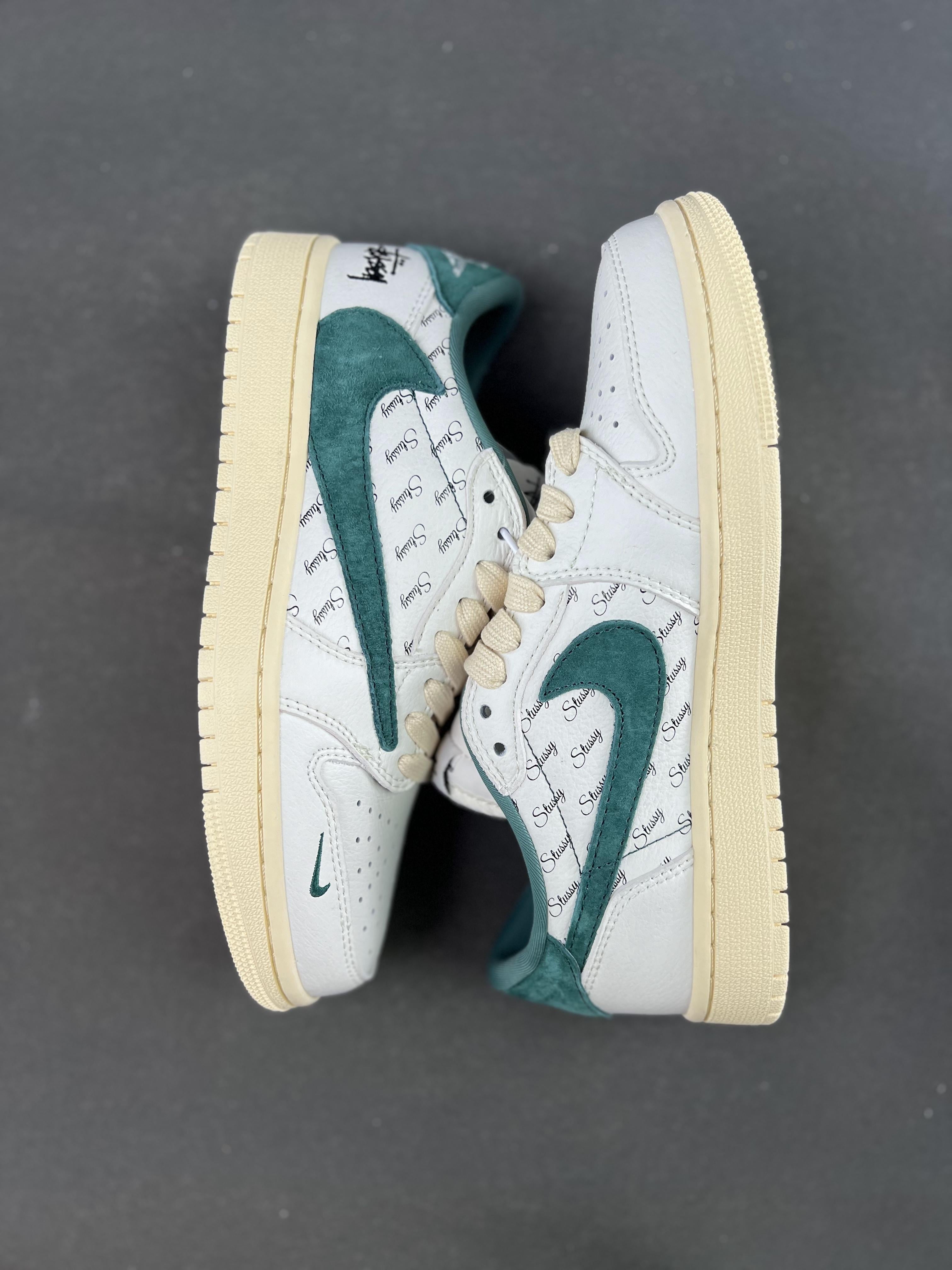 Custom Air Jordan 1 x Travis Scott x Stüssy YQ2088-669 - fashionupstore1
