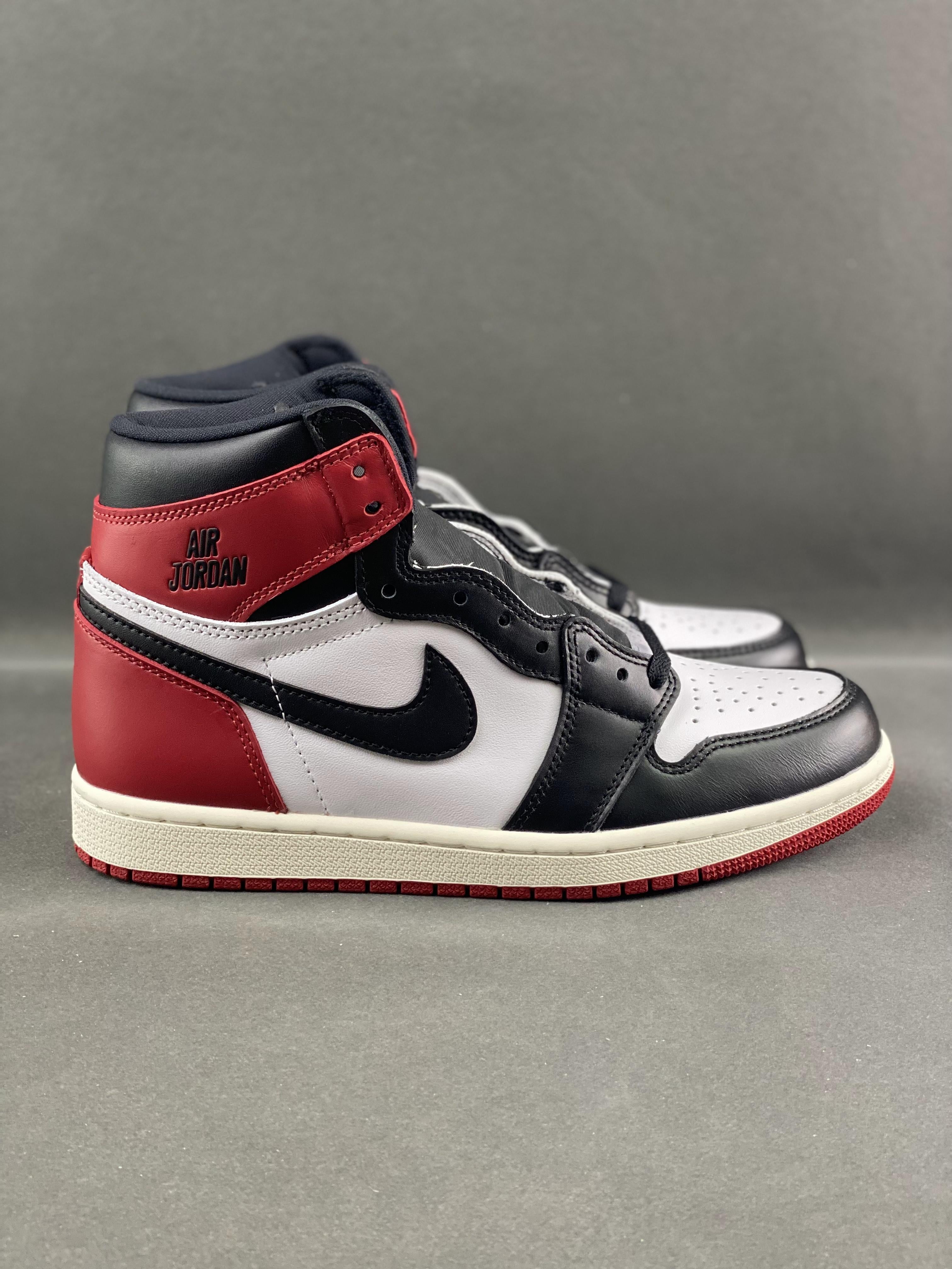 Custom Air Jordan 1 High OG“Black Toe Reimagined” - fashionupstore1