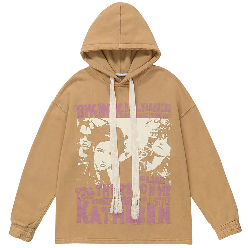 1984 Vintage Washed Hoodie Bikini Kill - fashionupstore1