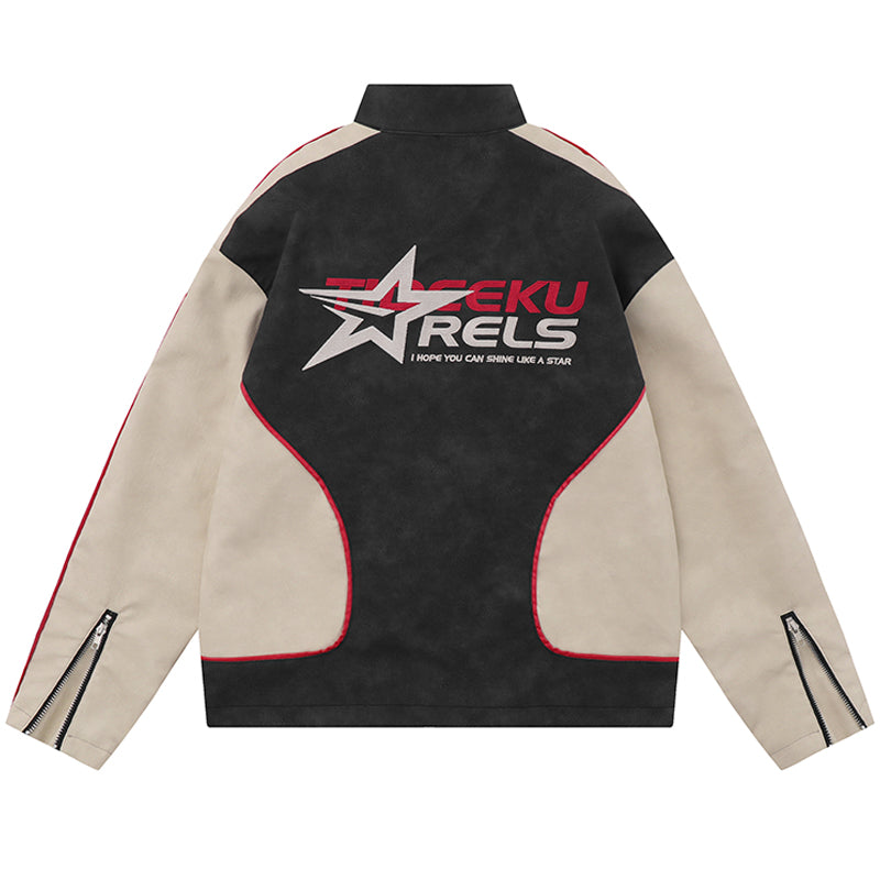 1984® Retro Patchwork Racing Jacket - 1984brand