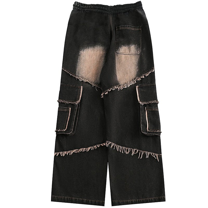 1984 Acid Washed Wide Leg Jeans - fashionupstore1