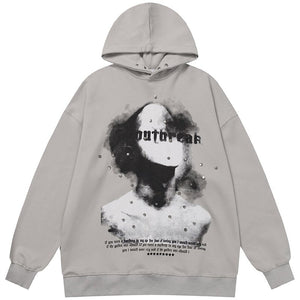 1984 American Style Hoodie Mysterious Portrait - fashionupstore1