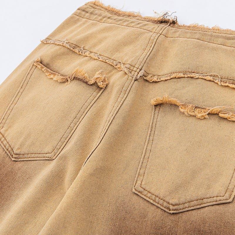 1984 American Style Wash Jeans Frayed Edges - 1984brand