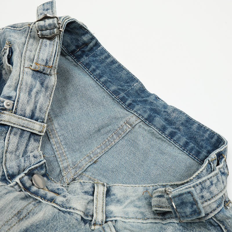 1984 Baggy Ripped Denim Shorts - fashionupstore1