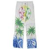 1984 Baggy White Jeans Colorful Coconut Trees - fashionupstore1