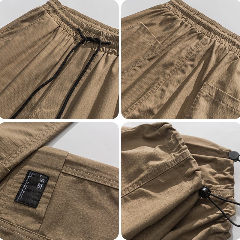 1984 Bandy Cargo Pants Stitching - fashionupstore1