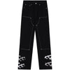 1984® Black Straight Leg Jeans Star Patch - 1984brand