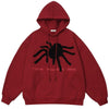 1984 Dark Style Hoodie Flocked Spider - 1984brand