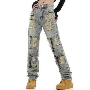 1984 Distressed Jeans Multiple Pockets - 1984brand