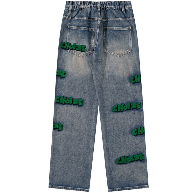 1984 Distressed Wash Jeans Choize - fashionupstore1