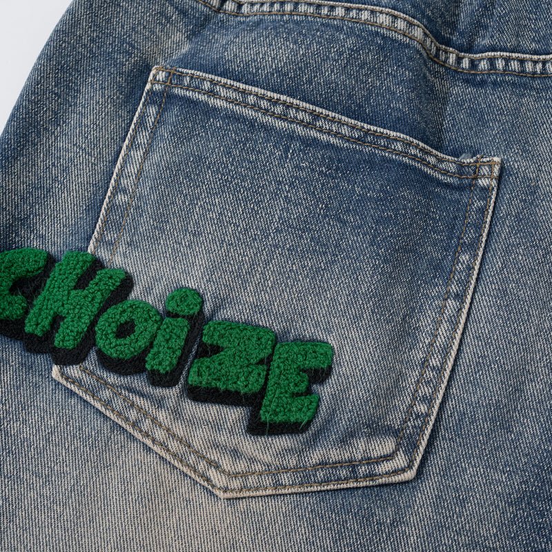 1984 Distressed Wash Jeans Choize - fashionupstore1