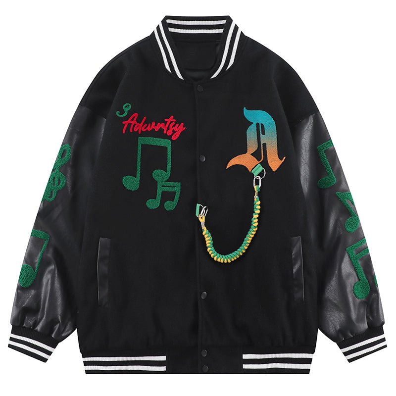 1984 Letterman Varsity Jacket Flocked Note - fashionupstore1