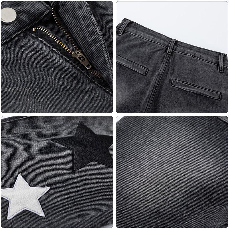 1984 Loose Jeans Star Collage - fashionupstore1