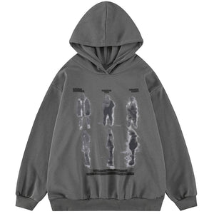 1984 Oversize Hoodie Portrait Print - fashionupstore1