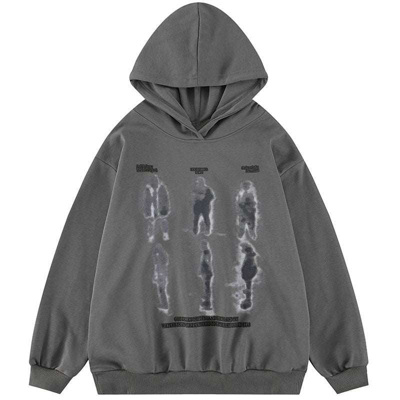 1984 Oversize Hoodie Portrait Print - fashionupstore1