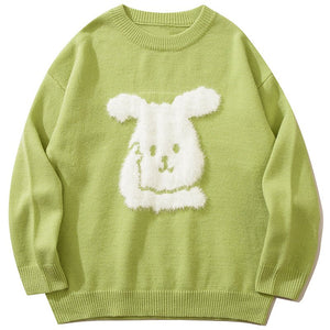 1984 Oversize Sweater Mohair Rabbit - fashionupstore1