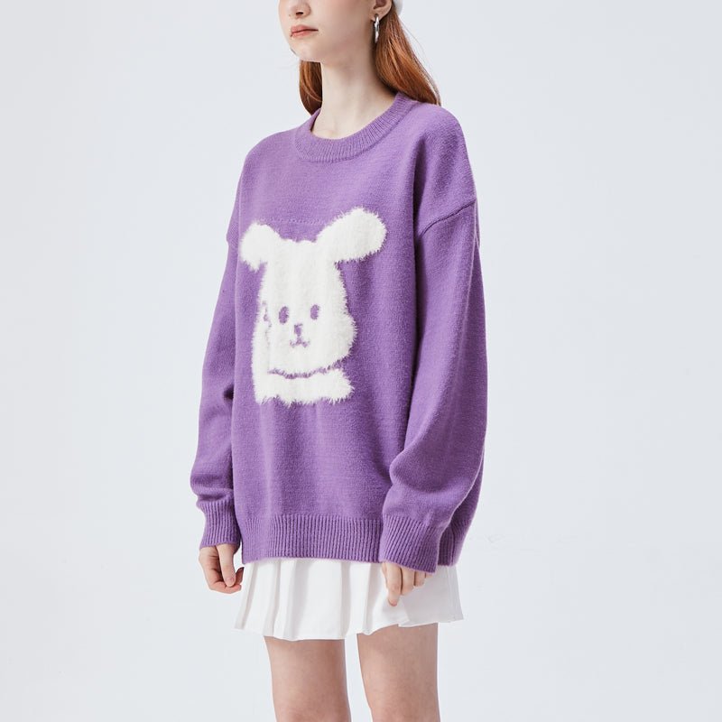 1984 Oversize Sweater Mohair Rabbit - fashionupstore1