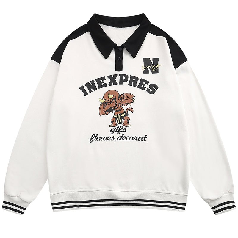 1984 Polo Sweatshirt Hip Hop Devil - fashionupstore1