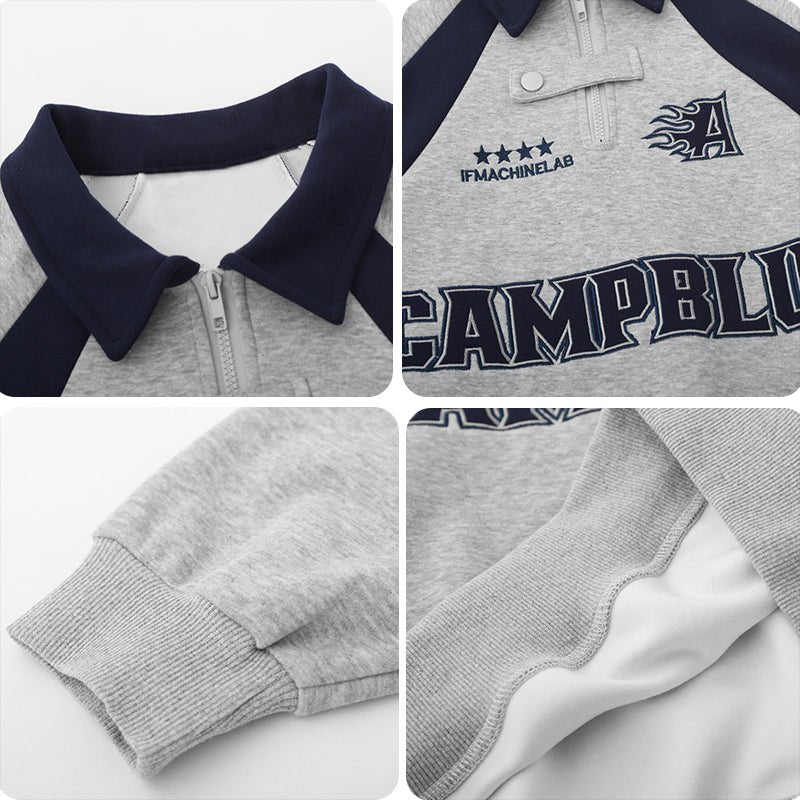 1984 Racing Polo Sweatshirt CAMPBLUE - fashionupstore1