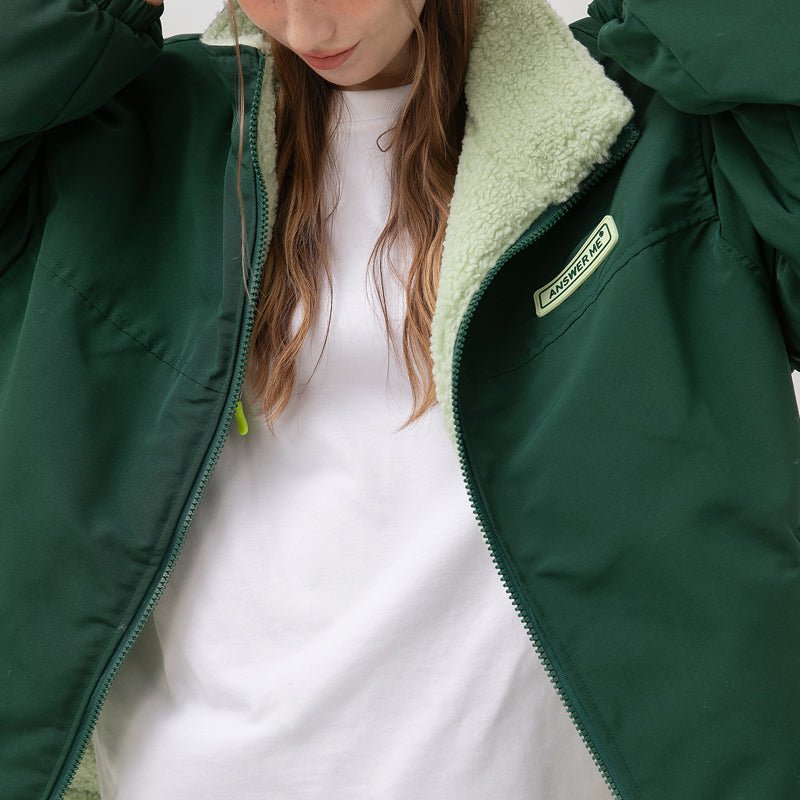 1984 Reversible Sherpa Jacket Pocket Patch - fashionupstore1