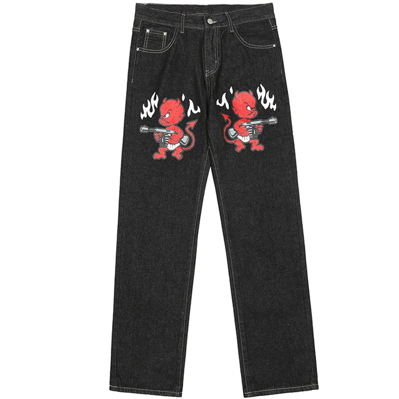 1984 Slim Fit Jeans Angry Devils - fashionupstore1