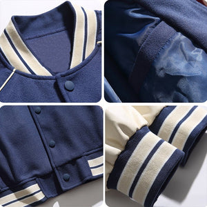 1984 Thicken Varsity Jacket Embroidery A - fashionupstore1