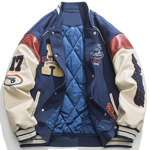 1984 Thicken Varsity Jacket Embroidery A - fashionupstore1