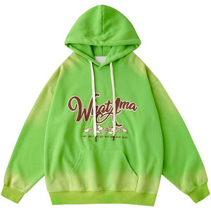 1984 Tie Dye Hoodie Embroidery WHATAMA - fashionupstore1