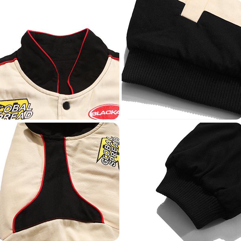 1984 Vintage Racing Jacket Blackair - 1984brand