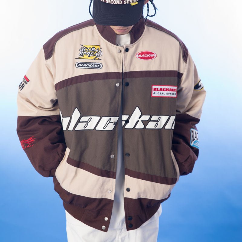 1984 Vintage Racing Jacket Blackair - 1984brand