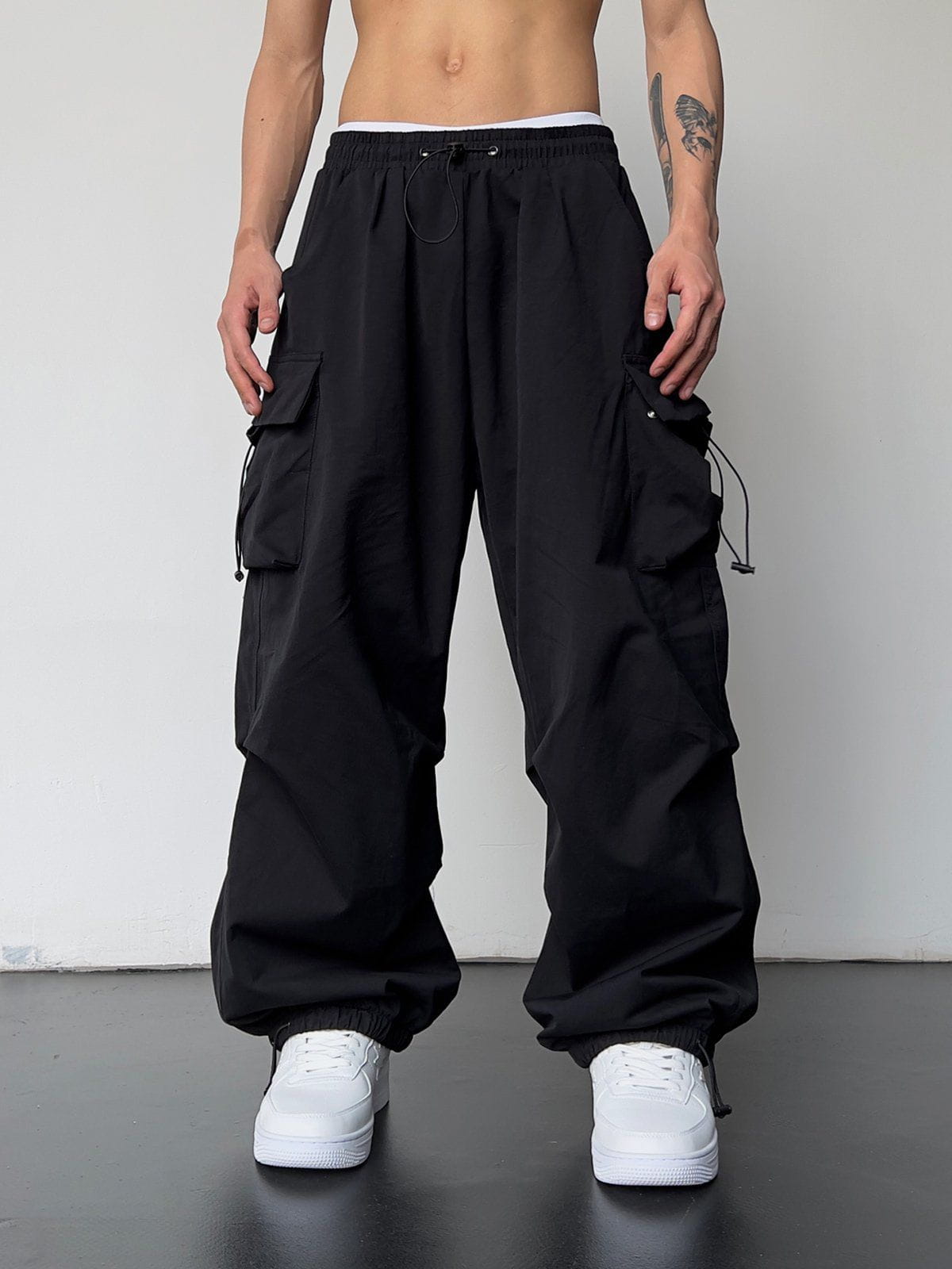 1984® - Multi-pocket Adjustable Drawstring Cargo Pants - fashionupstore1